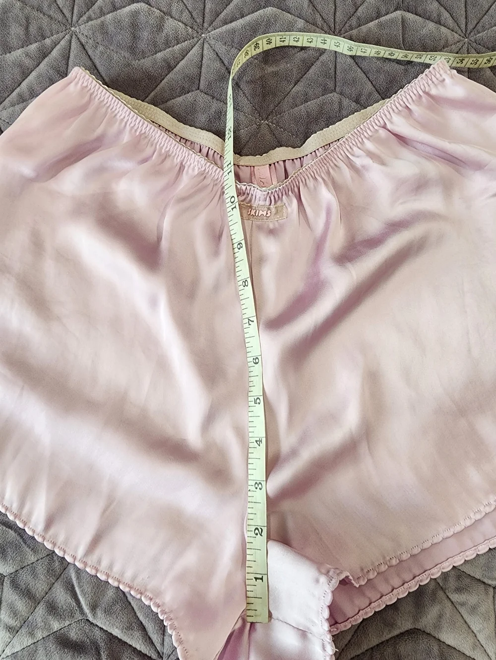 ​SKIMS Woven Shine Cami and Short Sleep Set Pink Rose Small Coquette
